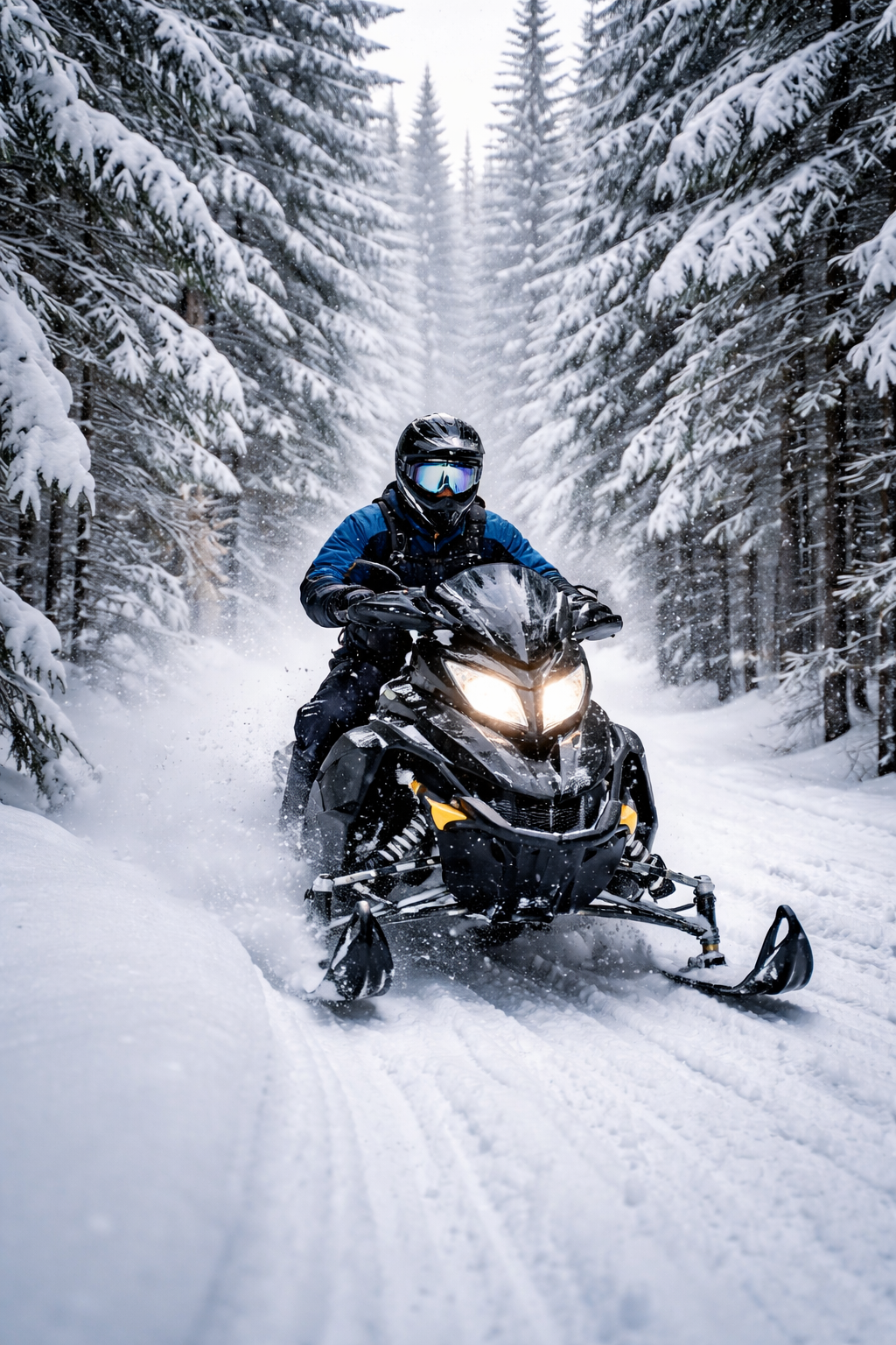 Snowmobiling